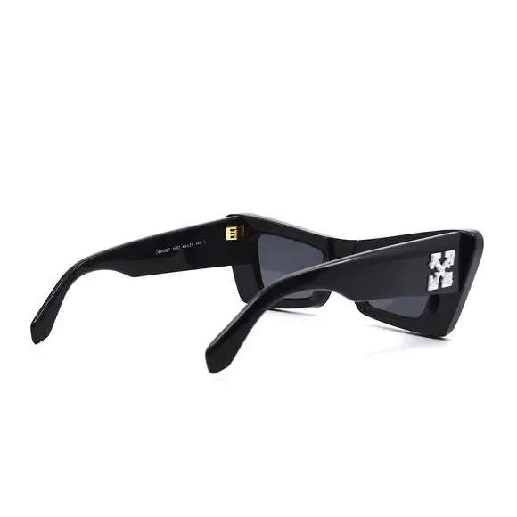 NEW! OFF-WHITE ACCRA OER1027 1007 BLACK GREY AUTHENTIC SUNGLASSES - Picture 6 of 13